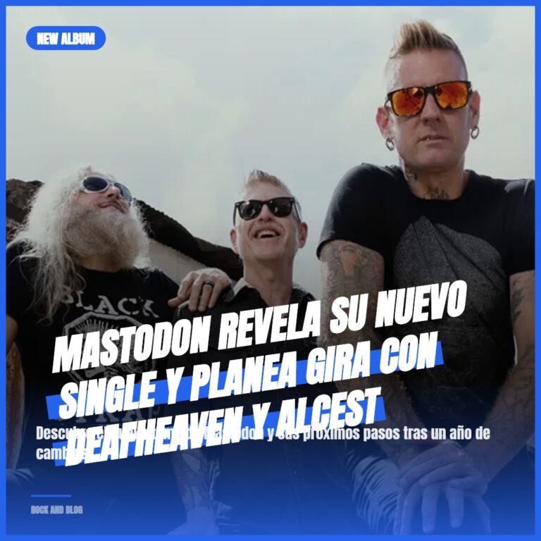 Mastodon revela su nuevo single y planea gira con Deafheaven y Alcest