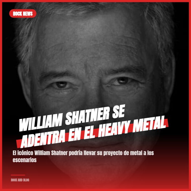 William Shatner se adentra en el heavy metal