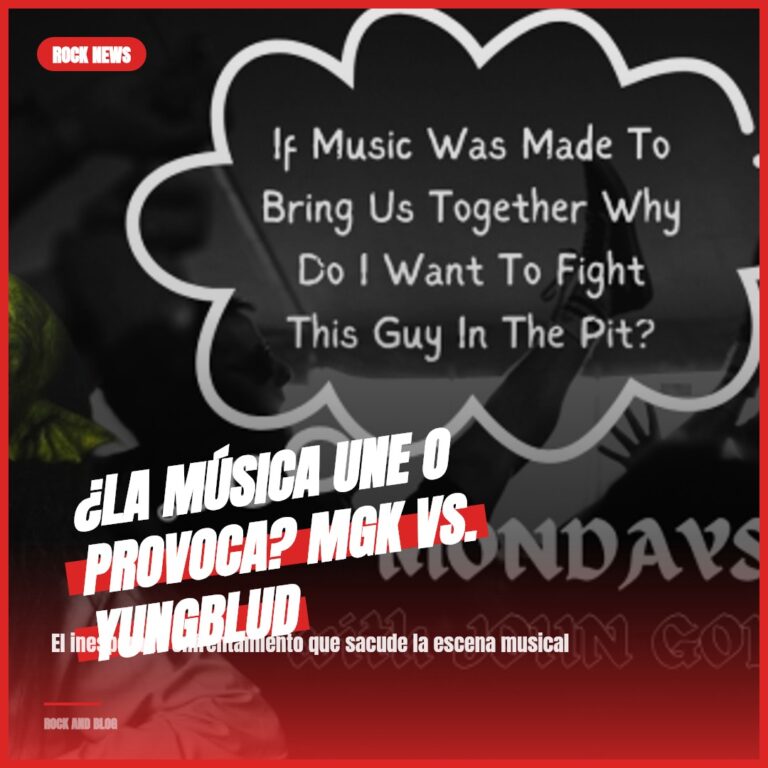 ¿La Música Une o Provoca? MGK vs. YUNGBLUD