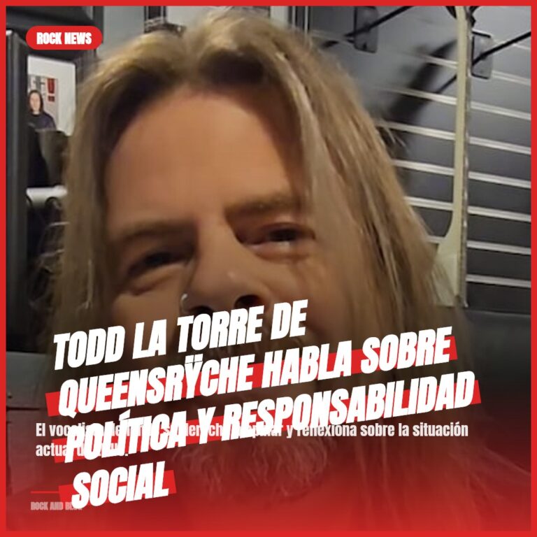 Todd La Torre de Queensrÿche habla sobre política y responsabilidad social