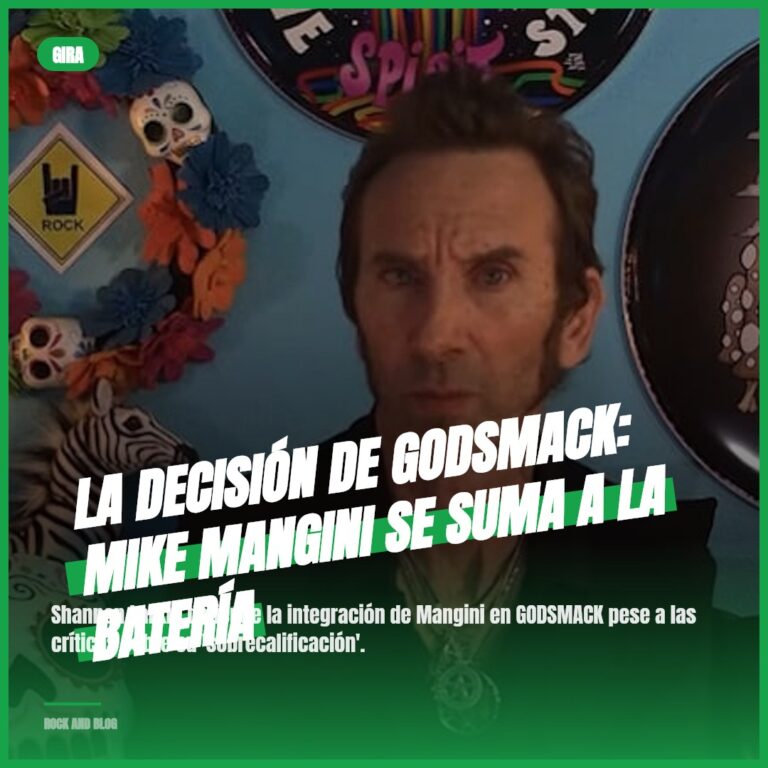 La Decisión de GODSMACK: Mike Mangini Se Suma a la Batería