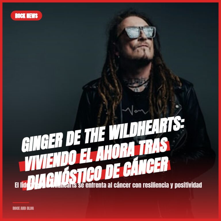 Ginger de The Wildhearts: Viviendo el ahora tras diagnóstico de cáncer