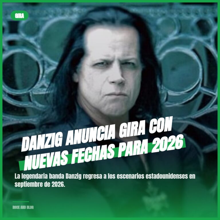 DANZIG Anuncia Gira con Nuevas Fechas para 2026
