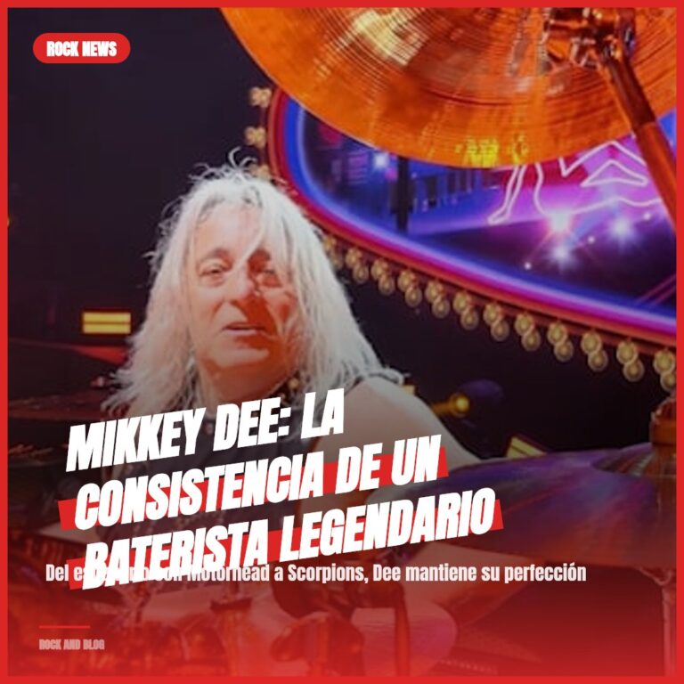 Mikkey Dee: La consistencia de un baterista legendario