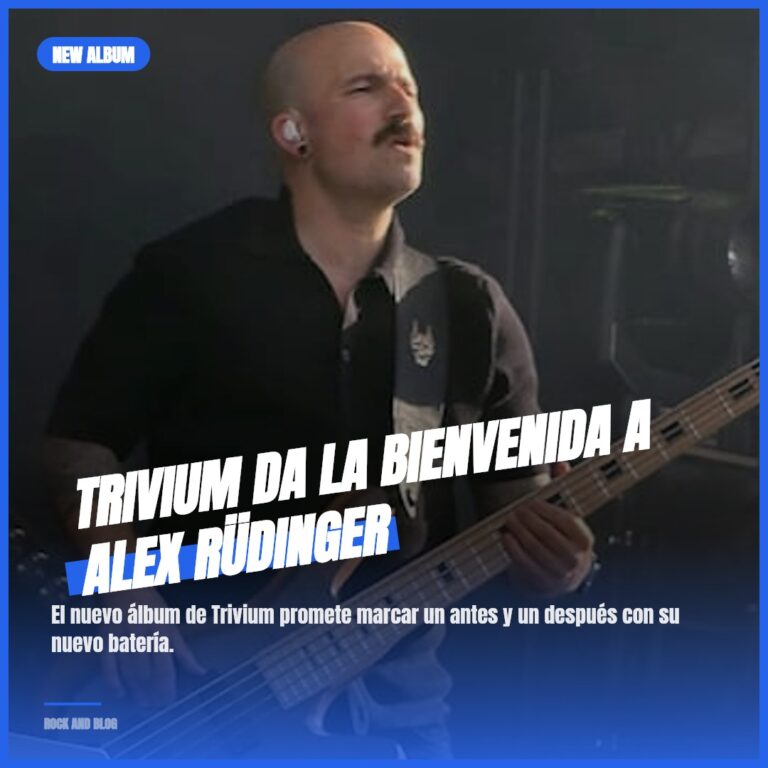 Trivium da la bienvenida a Alex Rüdinger