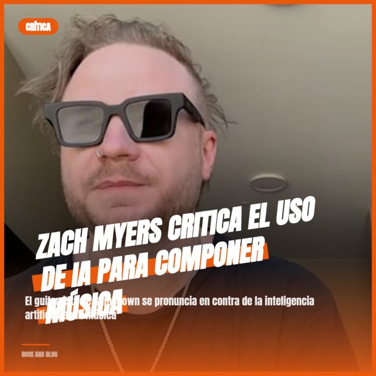 Zach Myers critica el uso de IA para componer música
