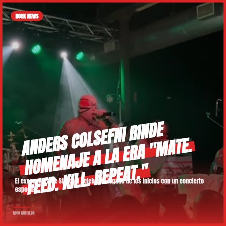 Anders Colsefni rinde homenaje a la era «Mate. Feed. Kill. Repeat.»