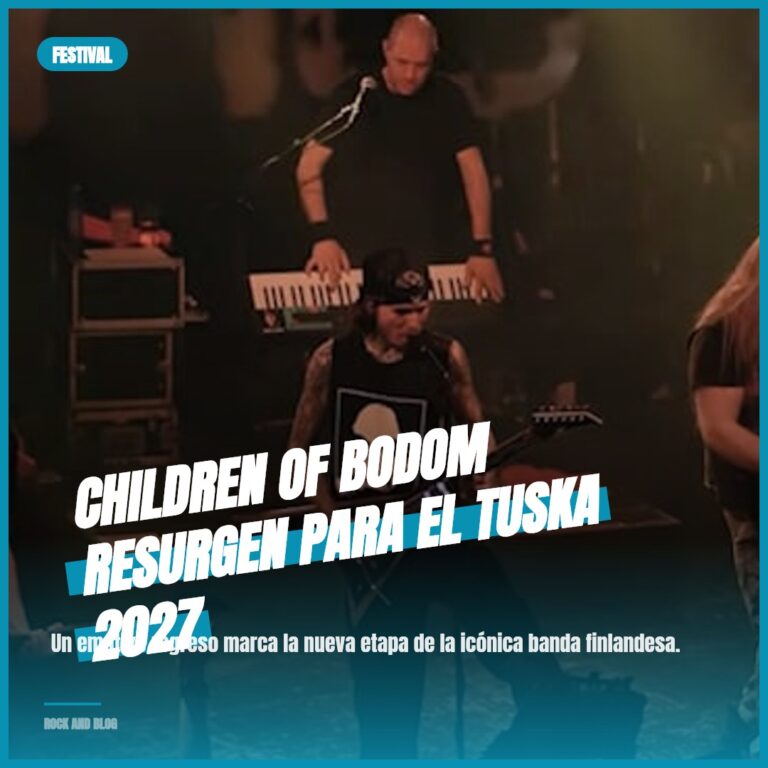 Children Of Bodom resurgen para el Tuska 2027