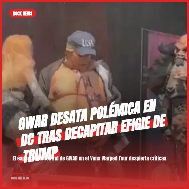 GWAR desata polémica en DC tras decapitar efigie de Trump