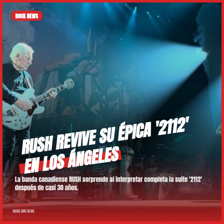RUSH revive su épica ‘2112’ en Los Ángeles