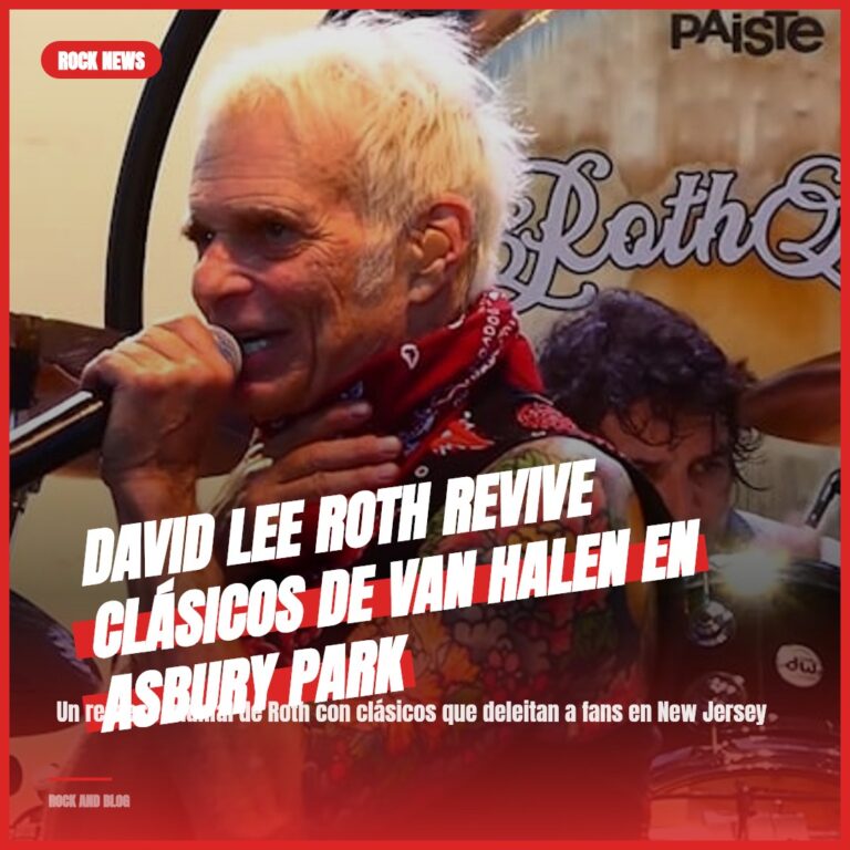 David Lee Roth Revive Clásicos de Van Halen en Asbury Park