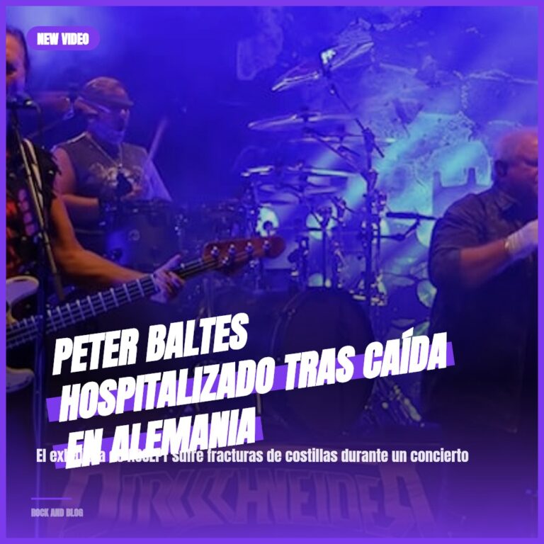 Peter Baltes hospitalizado tras caída en Alemania
