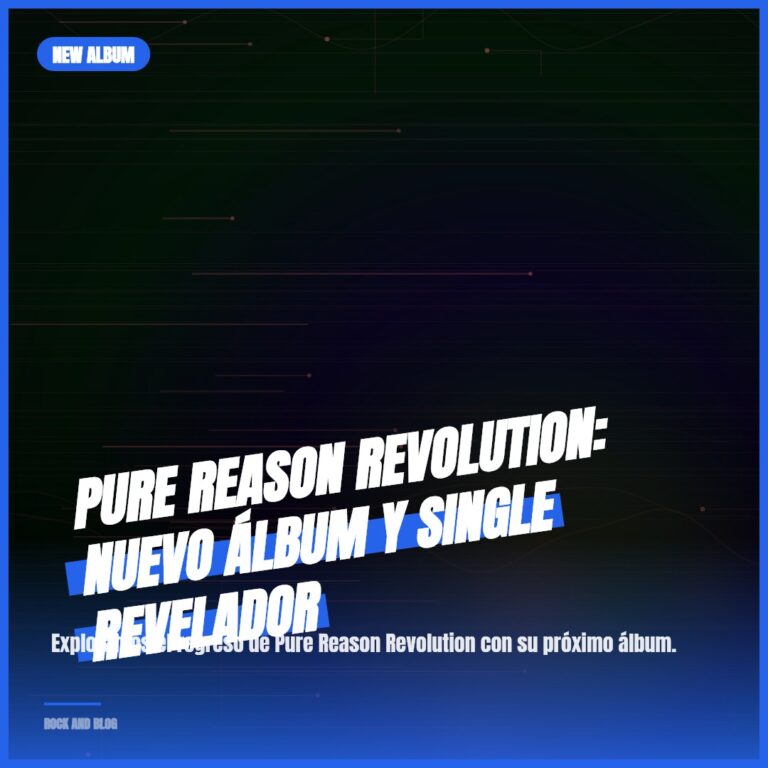 Pure Reason Revolution: Nuevo álbum y single revelador