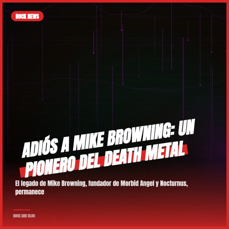 Adiós a Mike Browning: Un Pionero del Death Metal