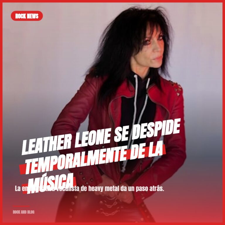 Leather Leone se despide temporalmente de la música