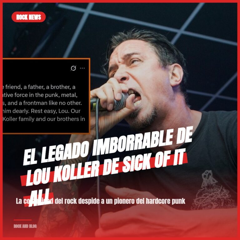 El legado imborrable de Lou Koller de Sick of It All