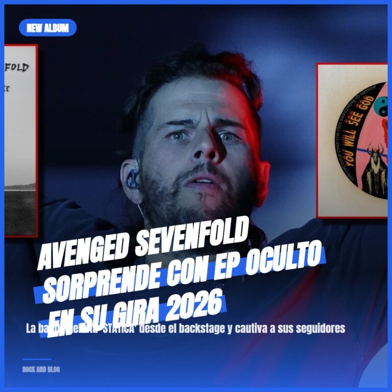 Avenged Sevenfold sorprende con EP oculto en su gira 2026