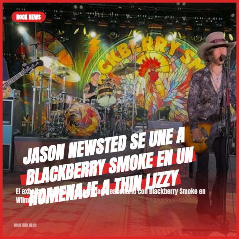 Jason Newsted se une a Blackberry Smoke en un homenaje a Thin Lizzy