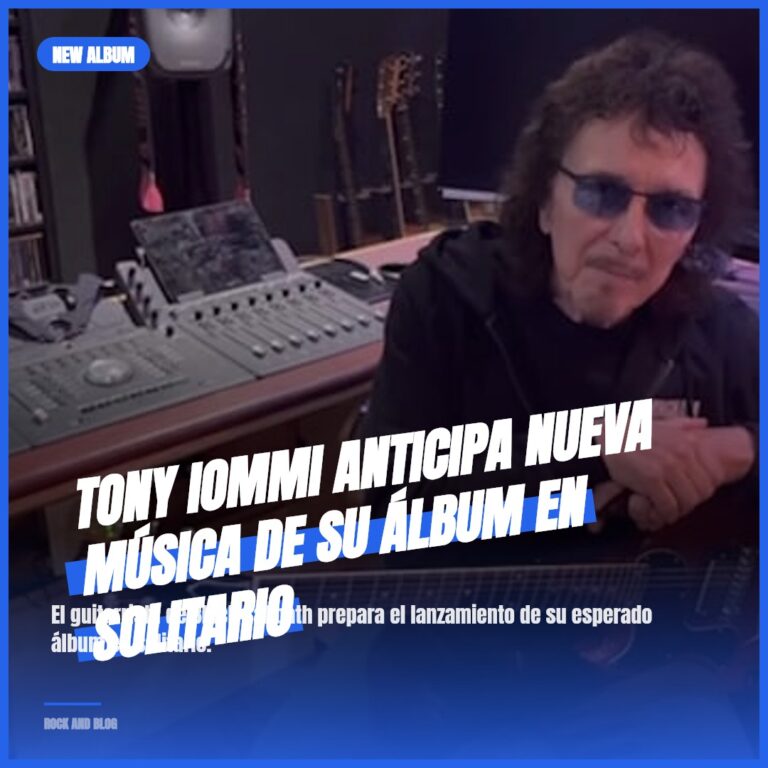 Tony Iommi anticipa nueva música de su álbum en solitario
