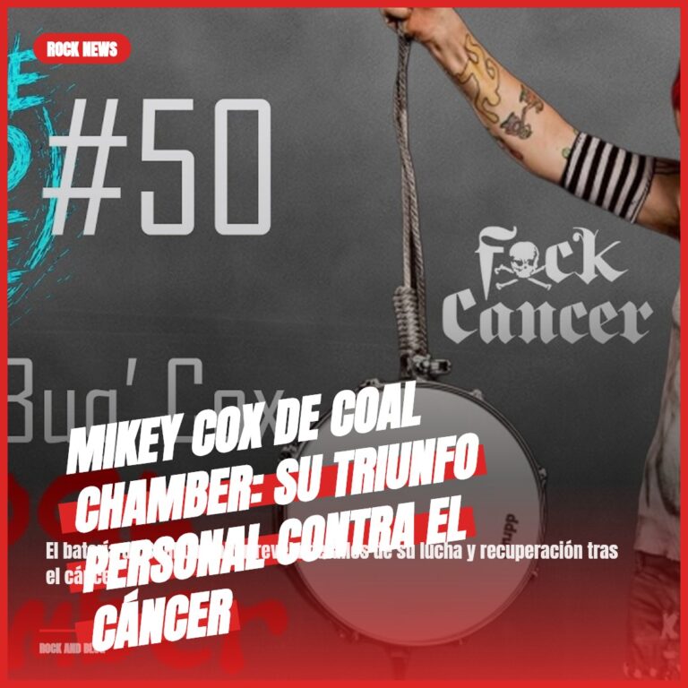 Mikey Cox de Coal Chamber: Su Triunfo Personal Contra el Cáncer