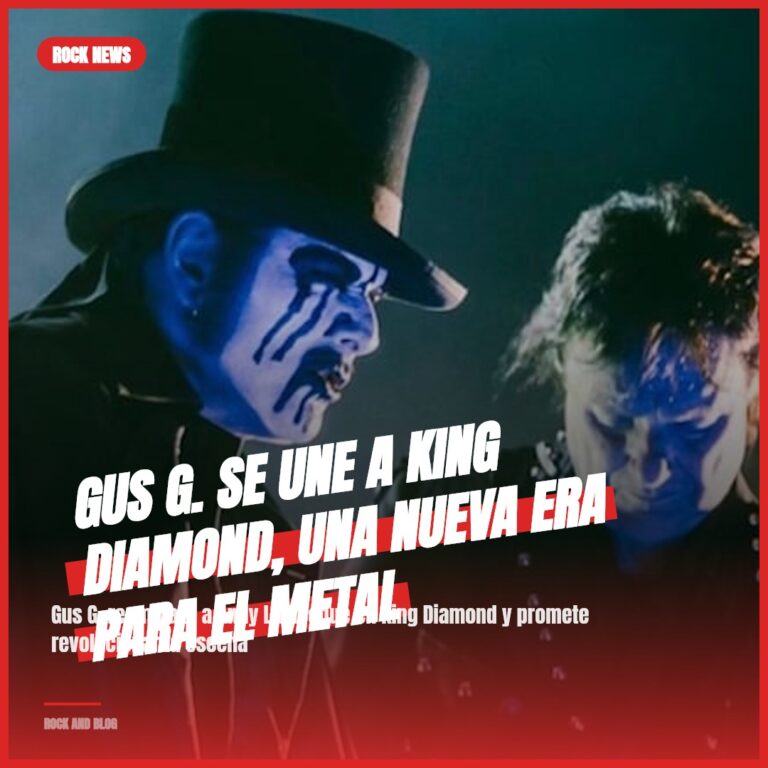 Gus G. se une a King Diamond, una nueva era para el metal