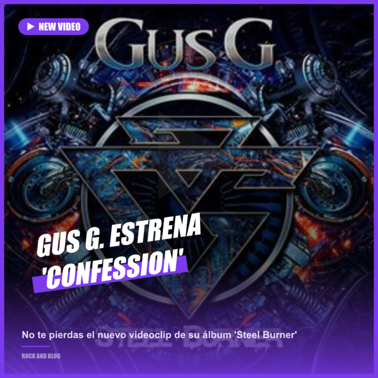 Gus G. lanza ‘Confession’, el último video de su nuevo disco ‘Steel Burner’