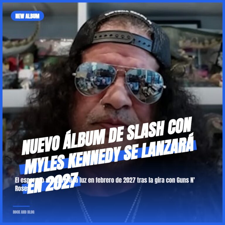 Nuevo álbum de Slash con Myles Kennedy se lanzará en 2027