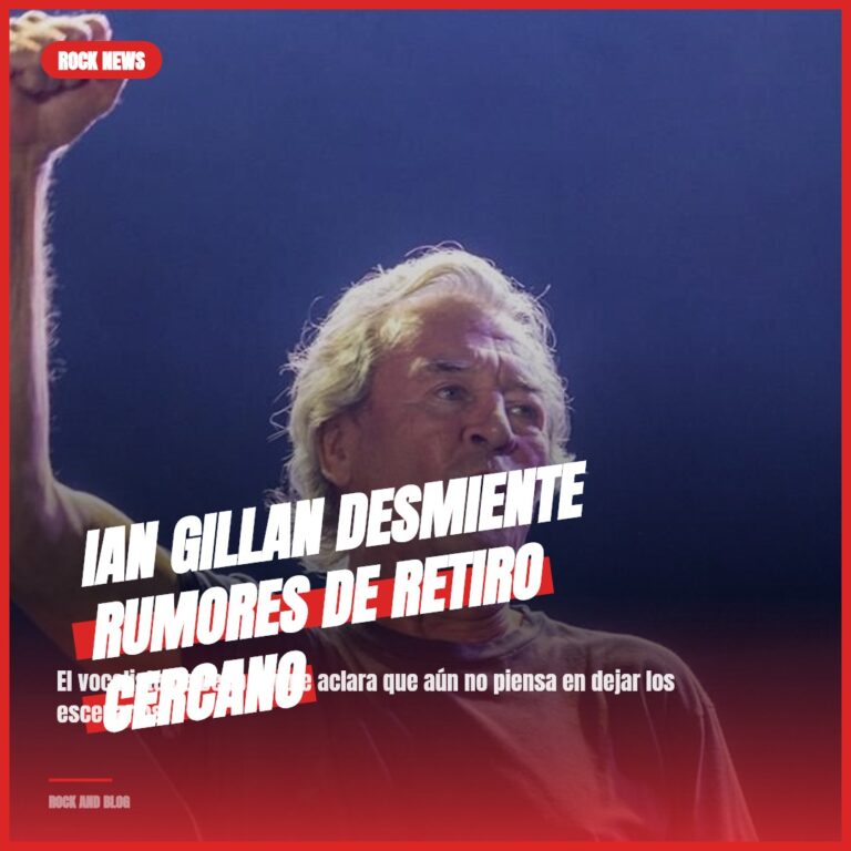 Ian Gillan Desmiente Rumores de Retiro Cercano