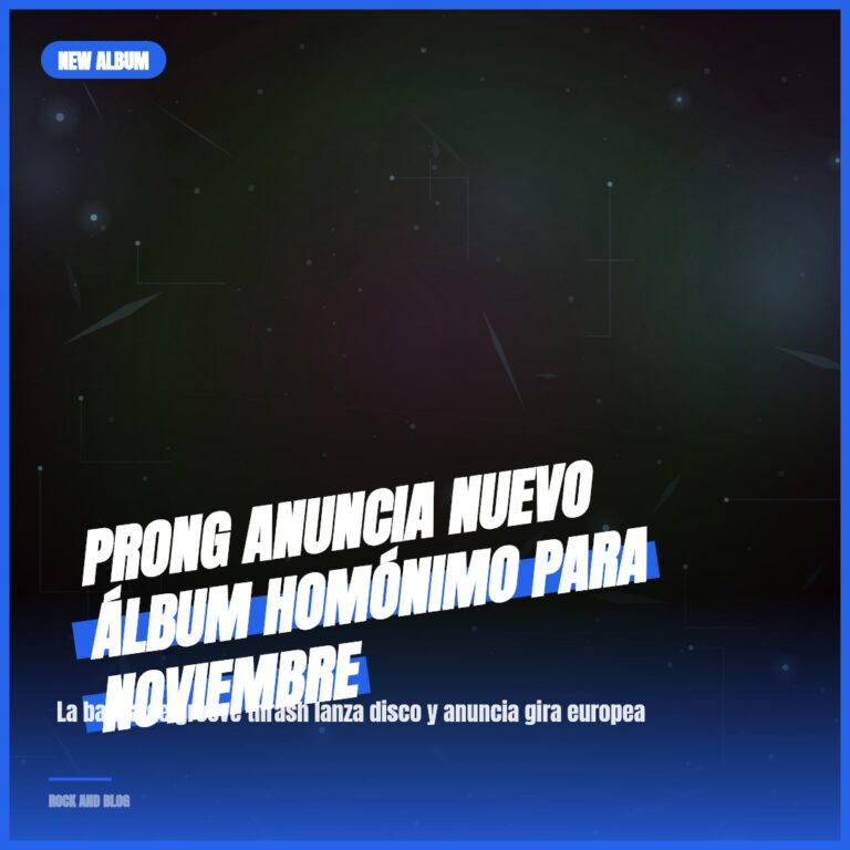 Prong anuncia nuevo álbum homónimo para noviembre