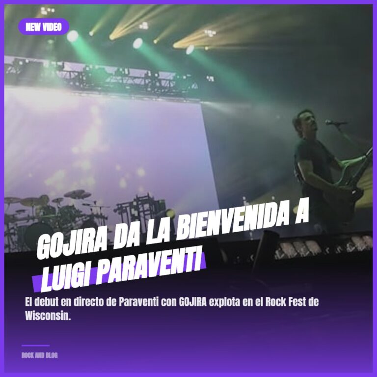 GOJIRA da la bienvenida a Luigi Paraventi