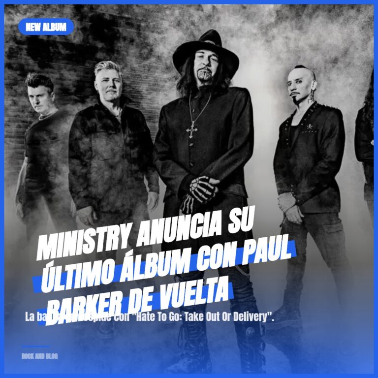 Ministry anuncia su último álbum con Paul Barker de vuelta