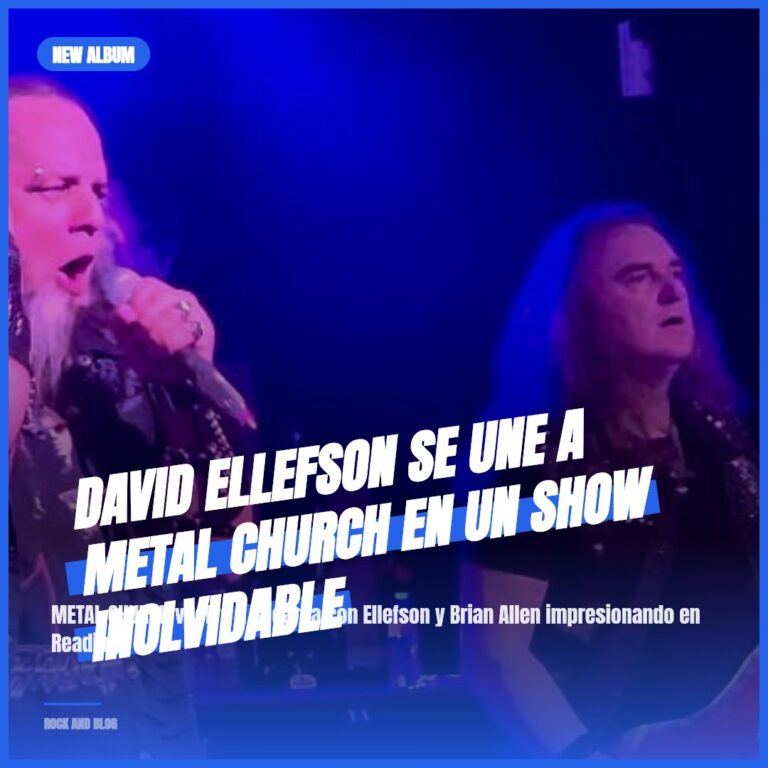 David Ellefson se une a METAL CHURCH en un show inolvidable