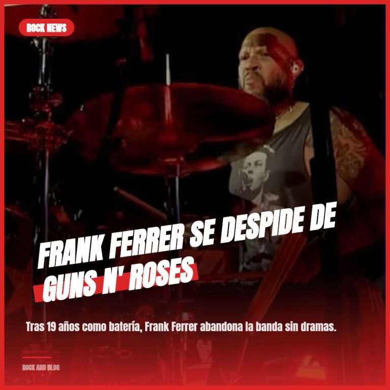 Frank Ferrer se despide de Guns N’ Roses