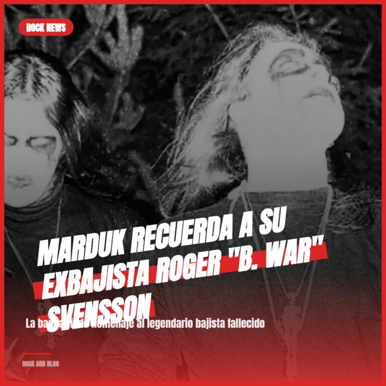 Marduk recuerda a su exbajista Roger «B. War» Svensson