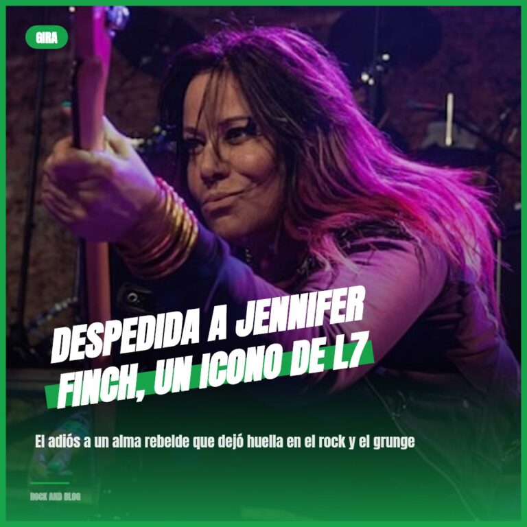 Despedida a Jennifer Finch, un Icono de L7