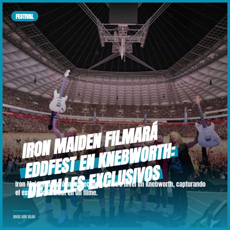 Iron Maiden Filmará Eddfest en Knebworth: Detalles Exclusivos