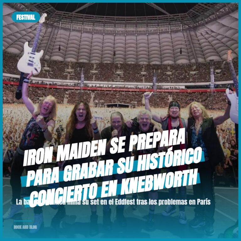 Iron Maiden se prepara para grabar su histórico concierto en Knebworth