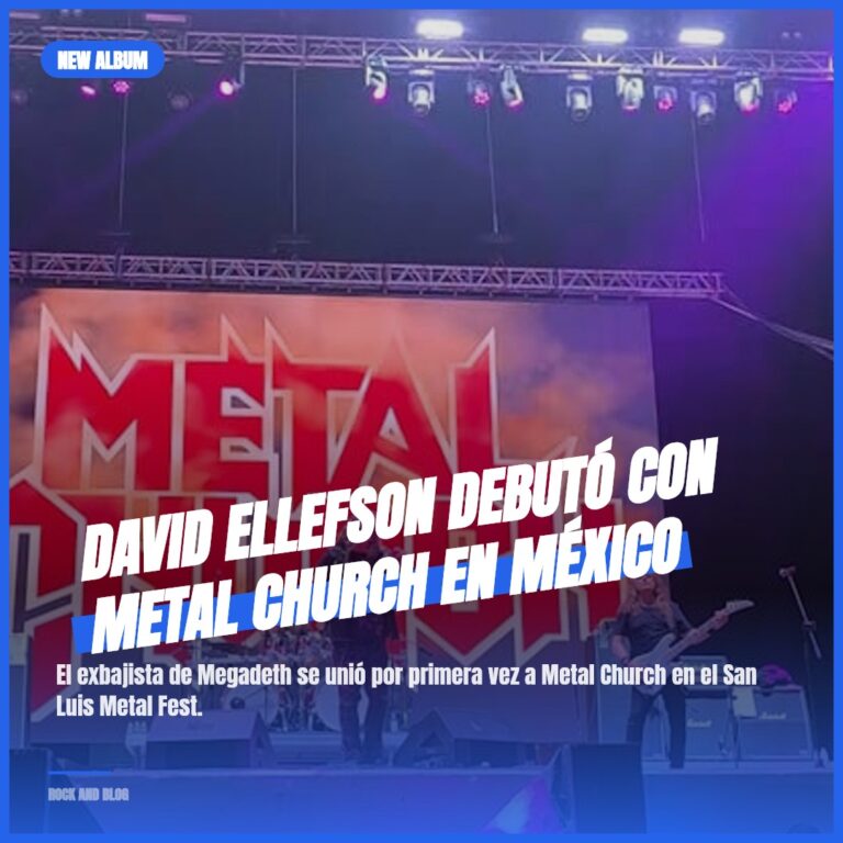 David Ellefson debutó con Metal Church en México
