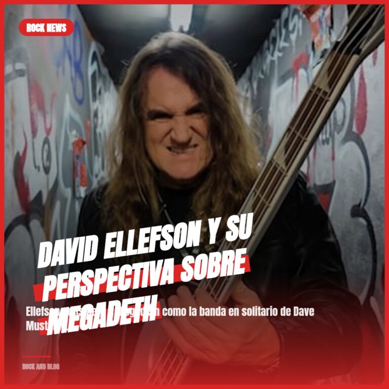 David Ellefson y su Perspectiva sobre Megadeth