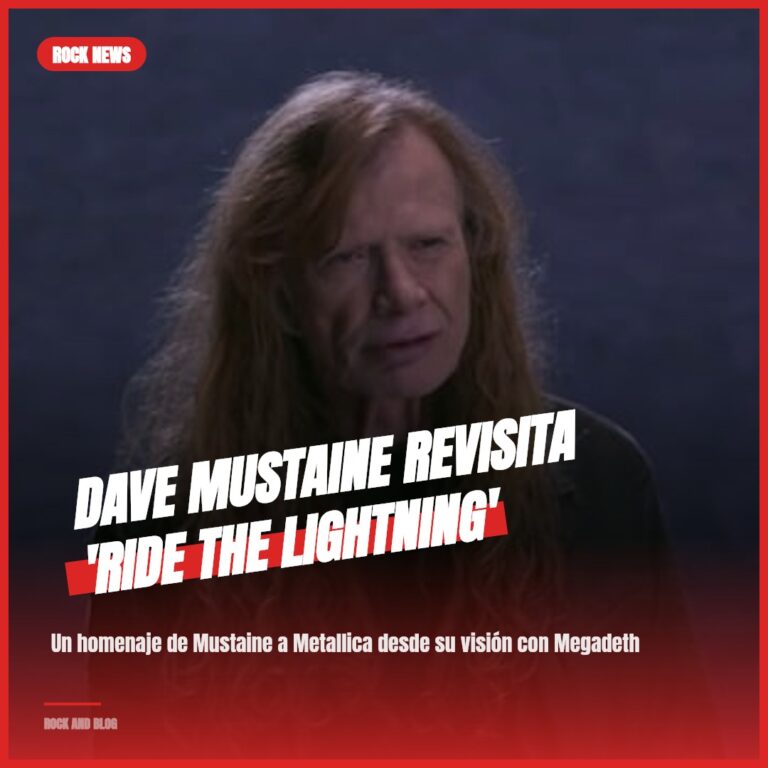 Dave Mustaine revisita ‘Ride The Lightning’