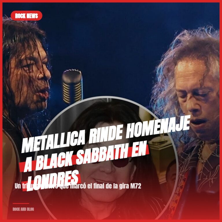Metallica Rinde Homenaje a Black Sabbath en Londres