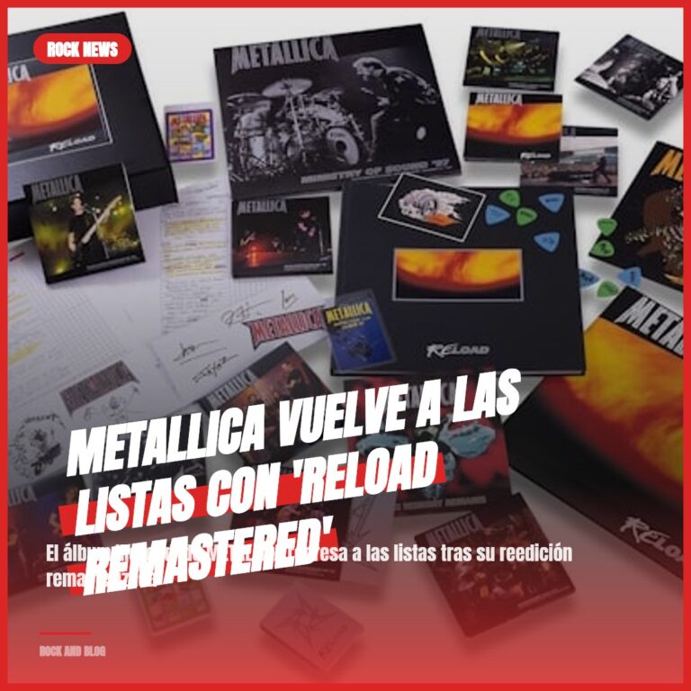 METALLICA vuelve a las listas con ‘ReLoad Remastered’