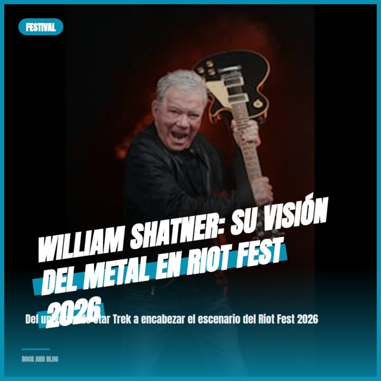 William Shatner: su Visión del Metal en Riot Fest 2026