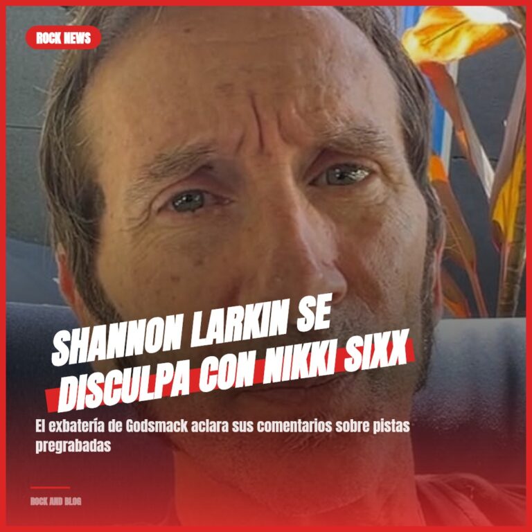 Shannon Larkin se disculpa con Nikki Sixx
