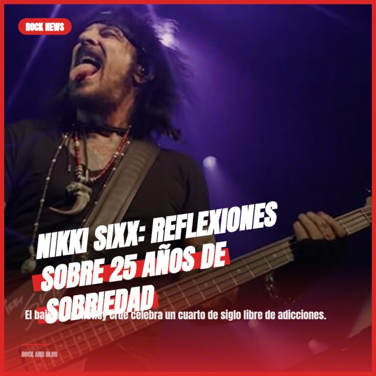 Nikki Sixx: Reflexiones sobre 25 años de sobriedad