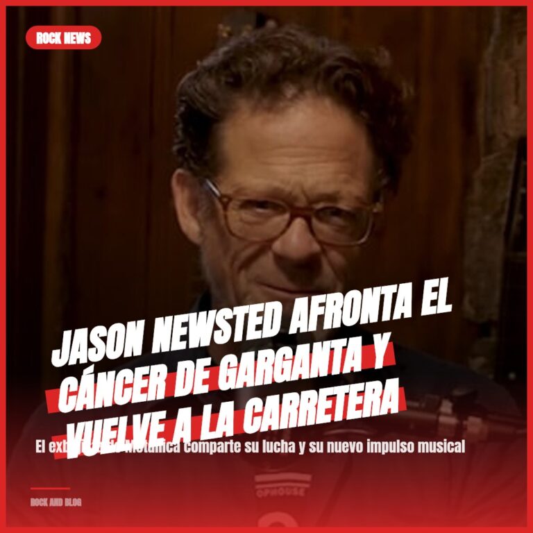 Jason Newsted afronta el cáncer de garganta y vuelve a la carretera