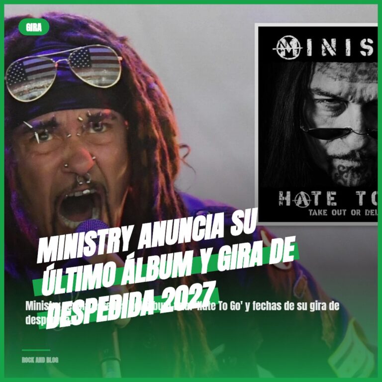 Ministry Anuncia su Último Álbum y Gira de Despedida 2027