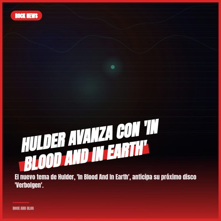 Hulder Avanza con ‘In Blood And In Earth’