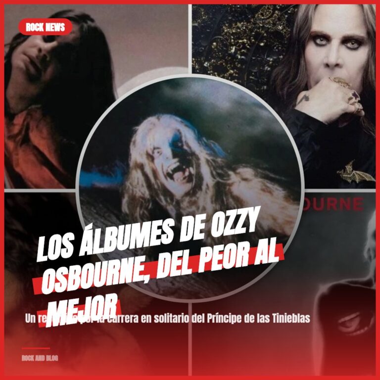 Los Álbumes de Ozzy Osbourne, del Peor al Mejor
