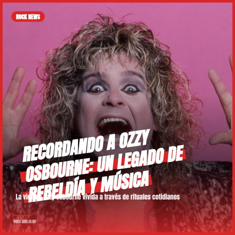 Recordando a Ozzy Osbourne: Un legado de rebeldía y música